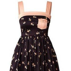 Shop Orla Kiely lion doodle dress